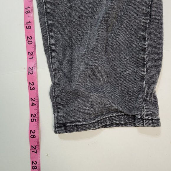 Levi's Women's High Waisted Women's Mom Jeans Denim Black - Size 18 - Picture 4 of 5